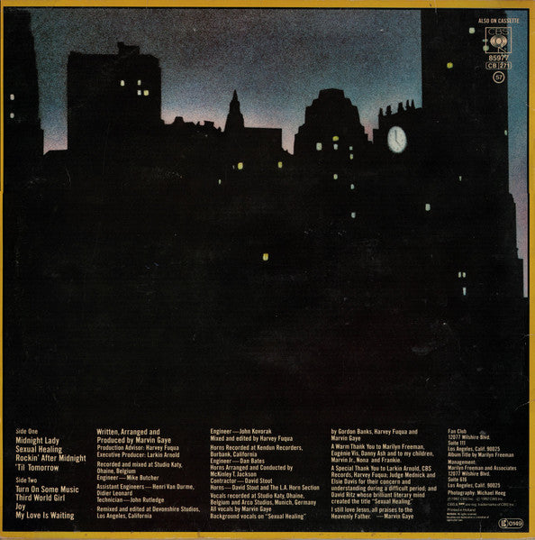 Marvin Gaye ~ Midnight Love (Vinyl) - Djungel & Jazz
