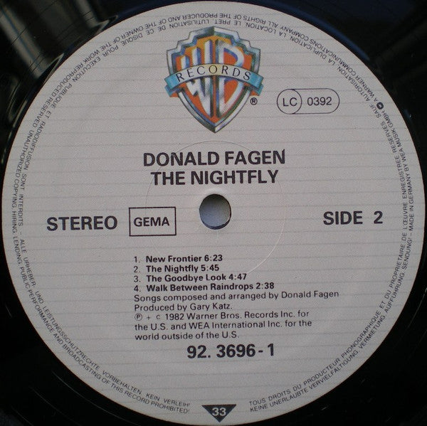 Donald Fagen : The Nightfly (LP, Album)