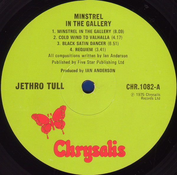Jethro Tull ~ Minstrel In The Gallery (Vinyl) - Djungel & Jazz