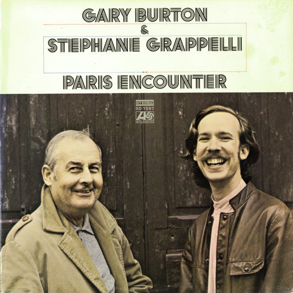 Gary Burton & Stephane Grappelli ~ Paris Encounter (Vinyl) - Djungel & Jazz