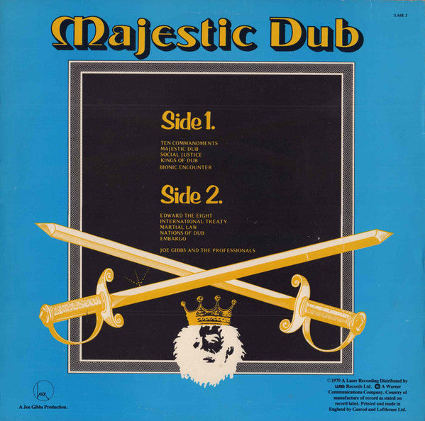 Joe Gibbs & The Professionals : Majestic Dub (LP)