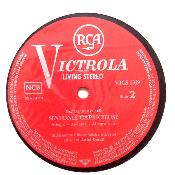 Karl-Birger Blomdahl - Hilding Rosenberg - Franz Berwald / Stockholms Filharmoniska Orkester, Antal Dorati ~ Karl-Birger Blomdahl: Svit Ur Sisyfos - Hilding Rosenberg: Ur Resa Till Amerika - Franz Berwald: Sinfonie Capricieuse (Vinyl) - Djungel & Jazz