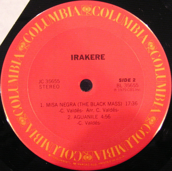Irakere : Irakere (LP, Album, Pit)