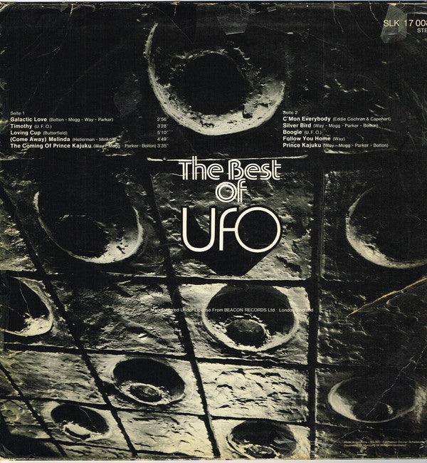 UFO ~ The Best Of UFO (Vinyl) - Djungel & Jazz
