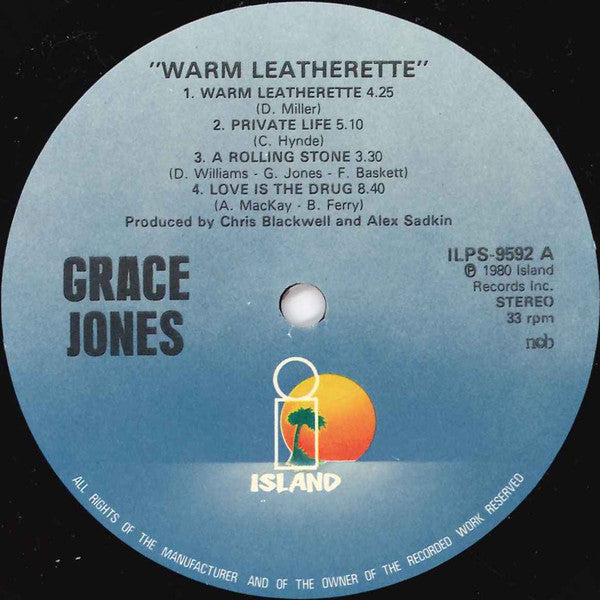 Grace Jones ~ Warm Leatherette (Vinyl) - Djungel & Jazz