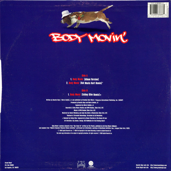 Beastie Boys ~ Body Movin' (Vinyl) - Djungel & Jazz