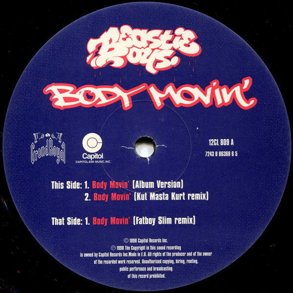 Beastie Boys ~ Body Movin' (Vinyl) - Djungel & Jazz