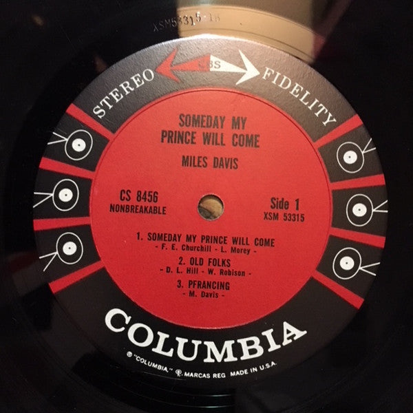 The Miles Davis Sextet : Someday My Prince Will Come (LP, Album, Pit)
