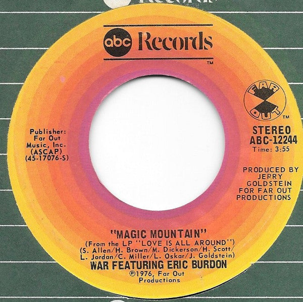 Eric Burdon & War ~ Magic Mountain (Vinyl) - Djungel & Jazz