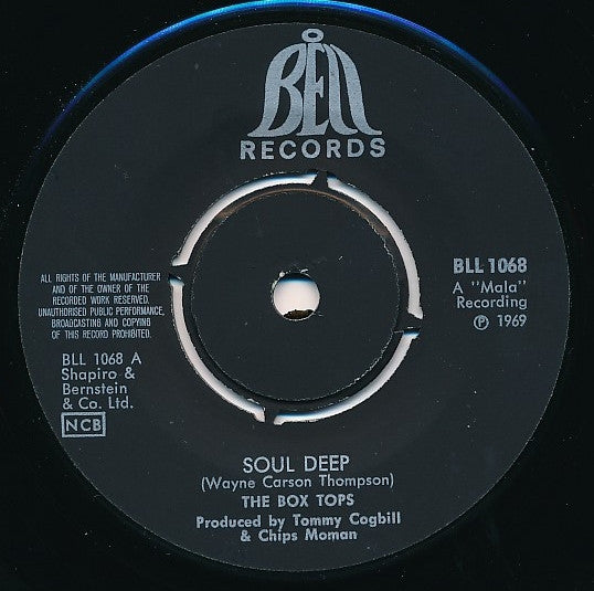 The Box Tops ~ Soul Deep / The Happy Song (Vinyl) - Djungel & Jazz