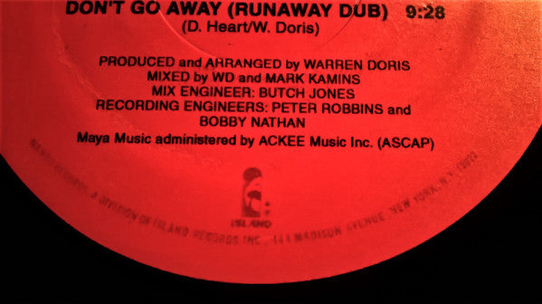 Affinity (2) : Don't Go Away (12", RE, Unofficial)