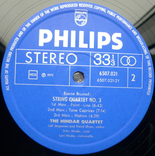 Bjarne Brustad ~ Contemporary Music From Norway (Vinyl) - Djungel & Jazz