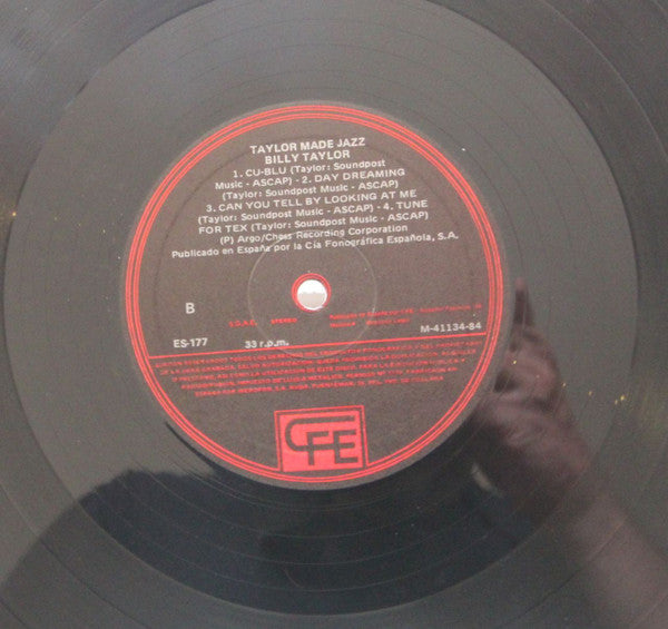 Billy Taylor ~ Taylor Made Jazz (Vinyl) - Djungel & Jazz