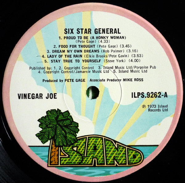 Vinegar Joe ~ Six Star General (Vinyl) - Djungel & Jazz