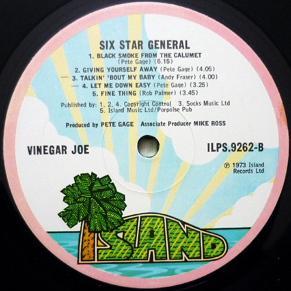 Vinegar Joe ~ Six Star General (Vinyl) - Djungel & Jazz