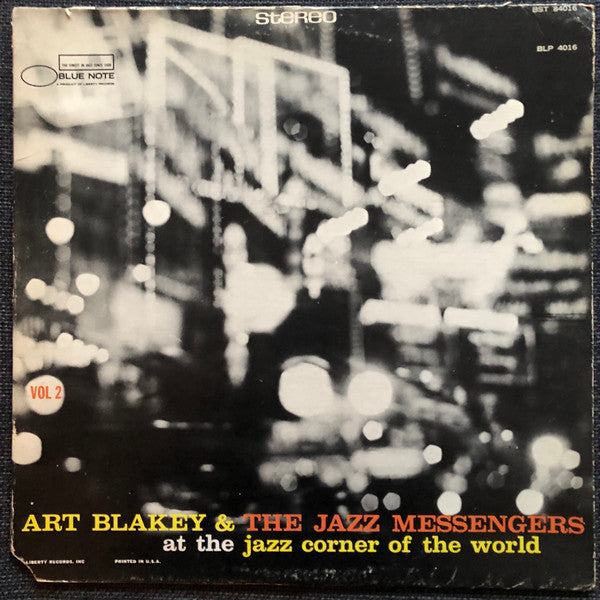 Art Blakey & The Jazz Messengers ~ At The Jazz Corner Of The World Vol. 2 (Vinyl) - Djungel & Jazz