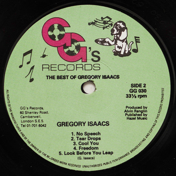 Gregory Isaacs : The Best Of Gregory Isaacs (LP, Album, RE)