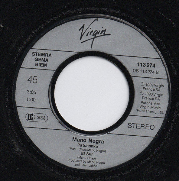Mano Negra ~ Rock 'N' Roll Band (Vinyl) - Djungel & Jazz