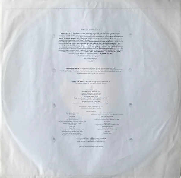 Lou Reed / John Cale : Songs For Drella (LP, Album)