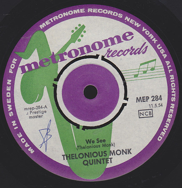 Frank Foster, Curly Russell, Art Blakey, Ray Copeland Featuring Thelonious Monk ~ We See (Vinyl) - Djungel & Jazz