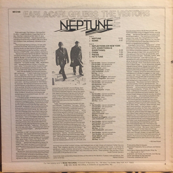 The Visitors (10) : Neptune (LP, Album, Promo, RE)