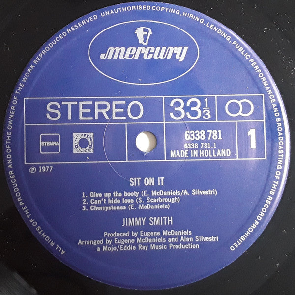 Jimmy Smith : Sit On It! (LP, Album)