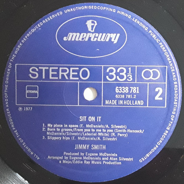 Jimmy Smith : Sit On It! (LP, Album)