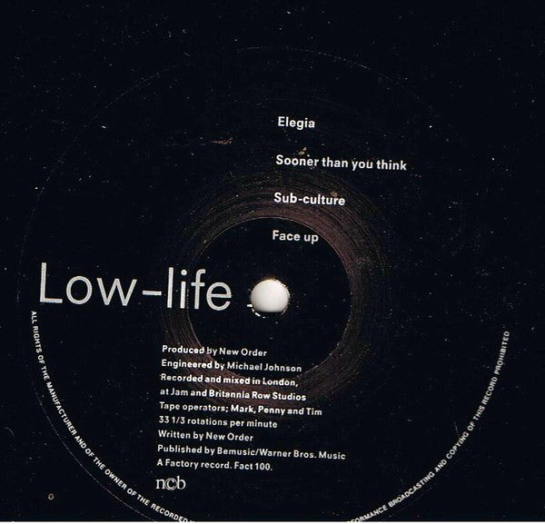 New Order ~ Low-Life (Vinyl) - Djungel & Jazz