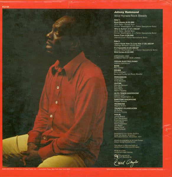 Johnny Hammond : Wild Horses Rock Steady (LP, Album)