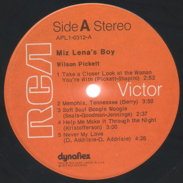 Wilson Pickett ~ Miz Lena's Boy (Vinyl) - Djungel & Jazz