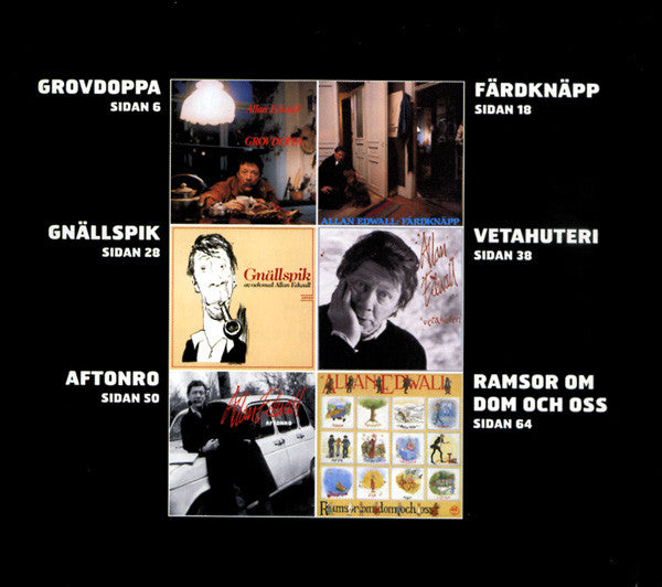 Allan Edwall ~ Alla Allans Visor (Vinyl) - Djungel & Jazz