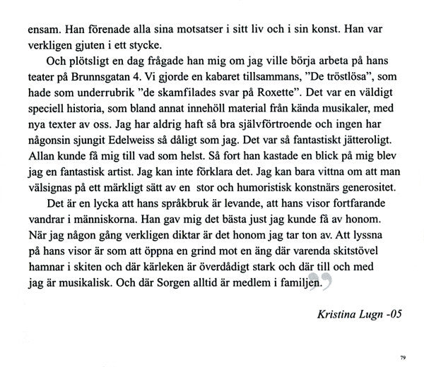 Allan Edwall ~ Alla Allans Visor (Vinyl) - Djungel & Jazz