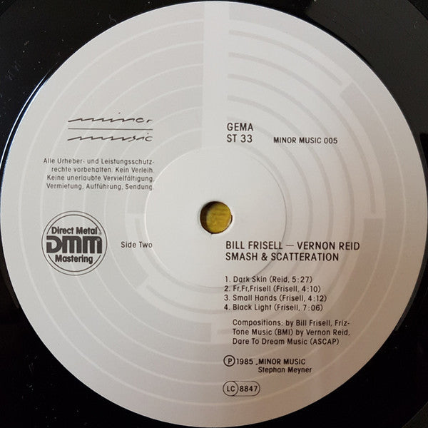 Bill Frisell - Vernon Reid : Smash & Scatteration (LP, Album)
