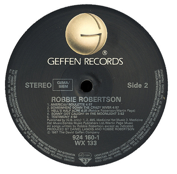 Robbie Robertson ~ Robbie Robertson (Vinyl) - Djungel & Jazz