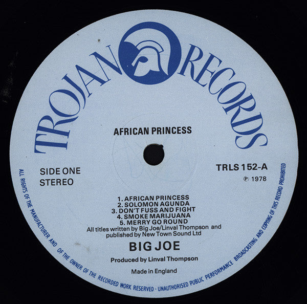 Big Joe : African Princess (LP, Album)