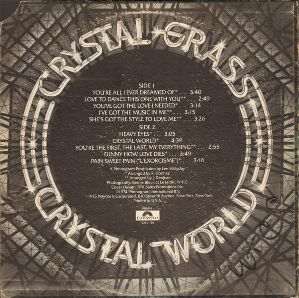 Crystal Grass ~ Crystal World (Vinyl) - Djungel & Jazz