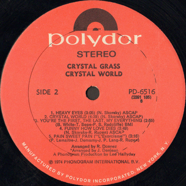 Crystal Grass ~ Crystal World (Vinyl) - Djungel & Jazz