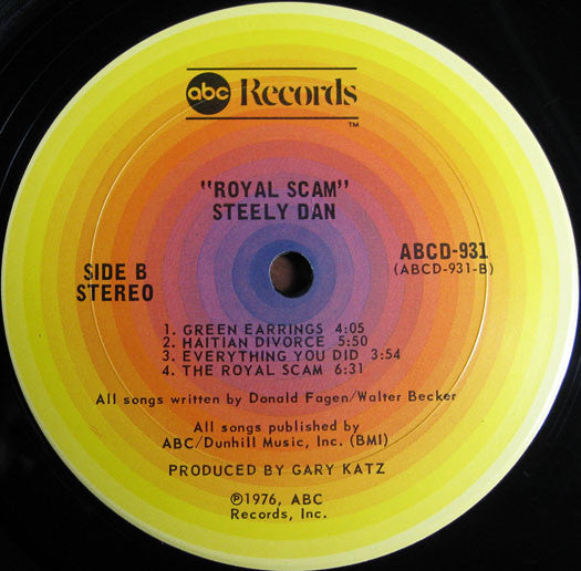 Steely Dan ~ The Royal Scam (Vinyl) - Djungel & Jazz