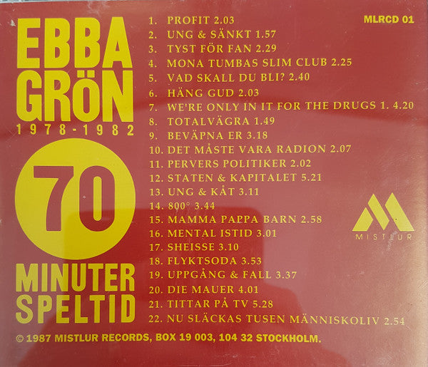 Ebba Grön ~ 1978-1982 (Vinyl) - Djungel & Jazz