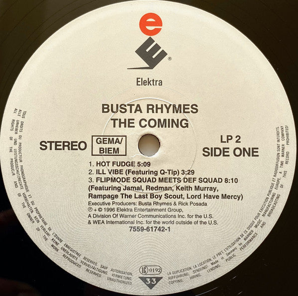 Busta Rhymes : The Coming (2xLP, Album)
