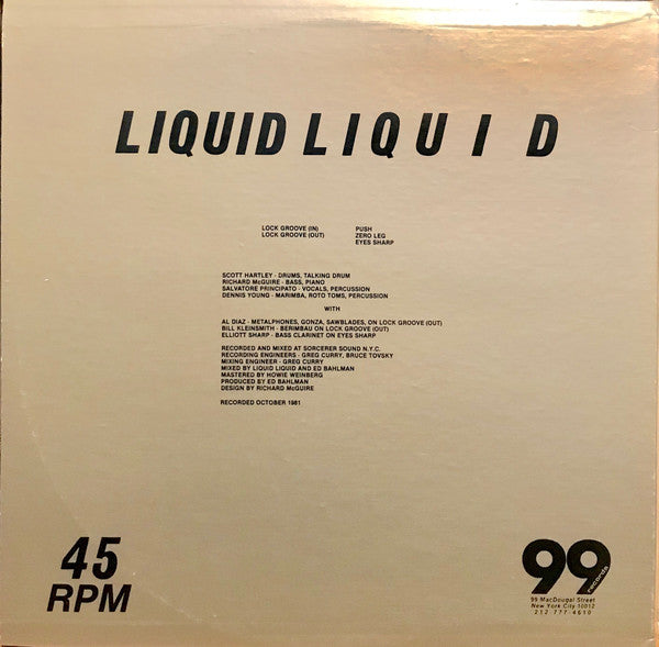 Liquid Liquid ~ Successive Reflexes (Vinyl) - Djungel & Jazz