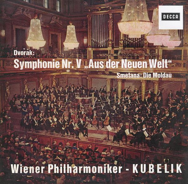 Antonín Dvořák, Bedřich Smetana, Wiener Philharmoniker - Rafael Kubelik ~ Symphonie Nr. V „Aus Der Neuen Welt“ / Die Moldau (Vinyl) - Djungel & Jazz
