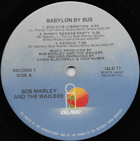 Bob Marley & The Wailers : Babylon By Bus (2xLP, Album, Win)
