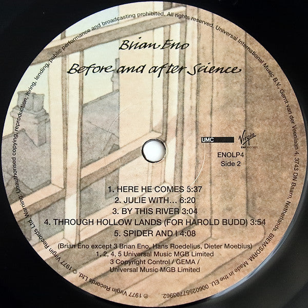 Brian Eno ~ Before And After Science (Vinyl) - Djungel & Jazz