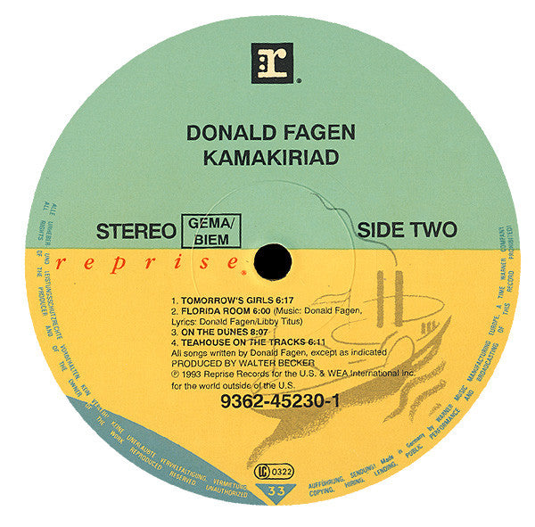 Donald Fagen ~ Kamakiriad (Vinyl) - Djungel & Jazz