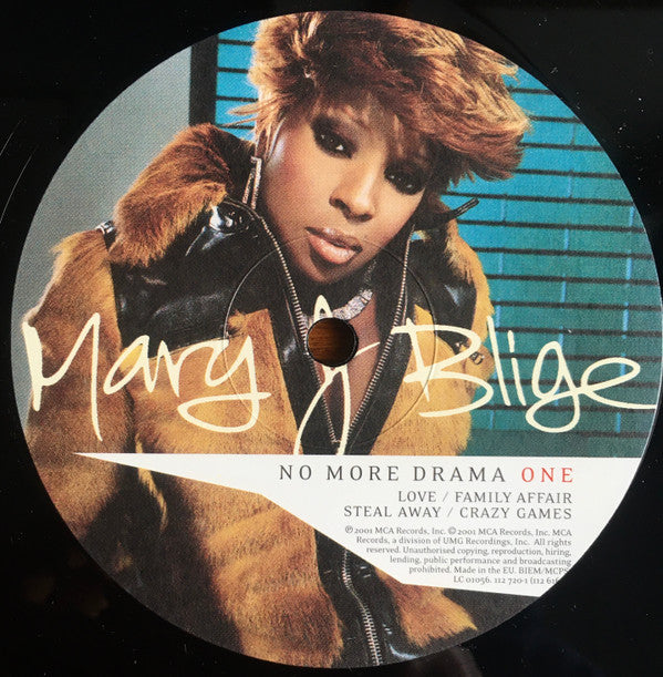 Mary J. Blige ~ No More Drama (Vinyl) - Djungel & Jazz