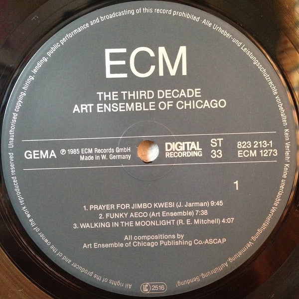 Art Ensemble Of Chicago ~ The Third Decade (Vinyl) - Djungel & Jazz