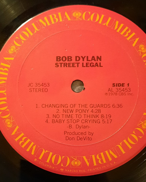 Bob Dylan ~ Street-Legal (Vinyl) - Djungel & Jazz