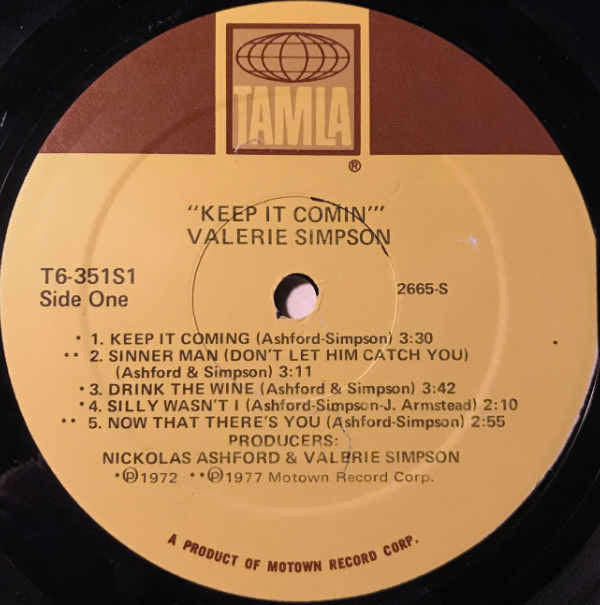 Valerie Simpson ~ Keep It Comin' (Vinyl) - Djungel & Jazz