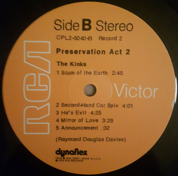 The Kinks ~ Preservation Act 2 (Vinyl) - Djungel & Jazz